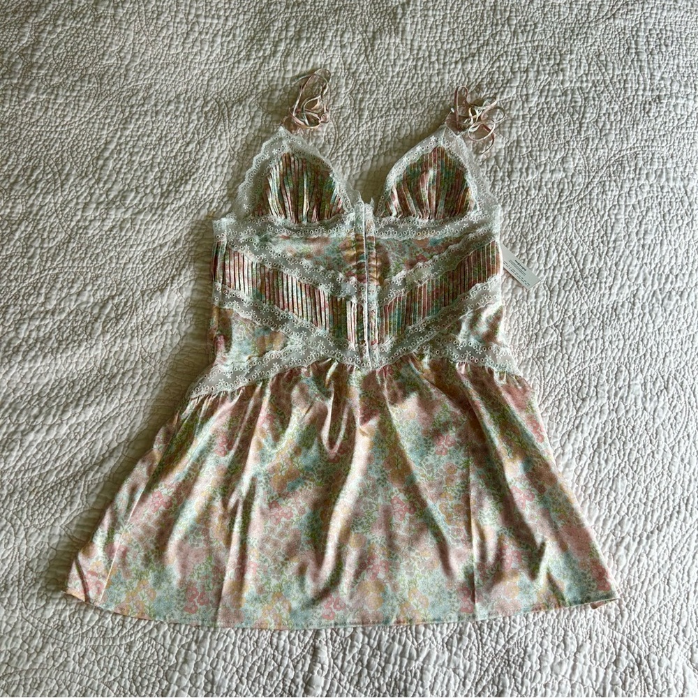 For Love And Lemons farrah slip dress